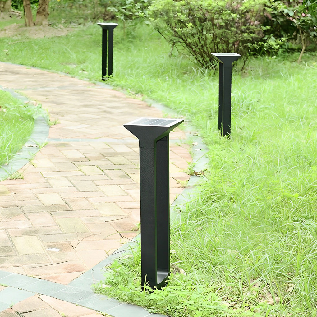 Elegant Door-Shaped LED Solar Pathway Lights