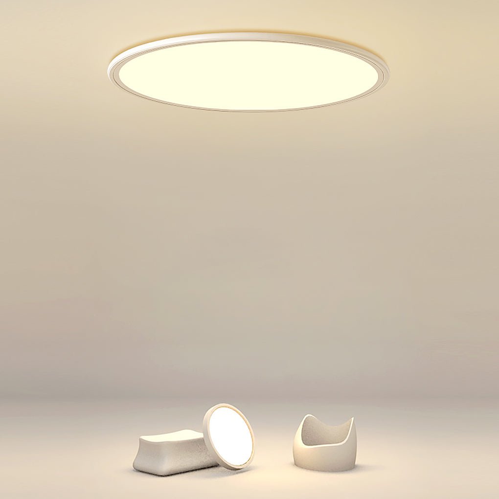 30'' Round LED Ultra-thin Flush Mount Modern Lighting