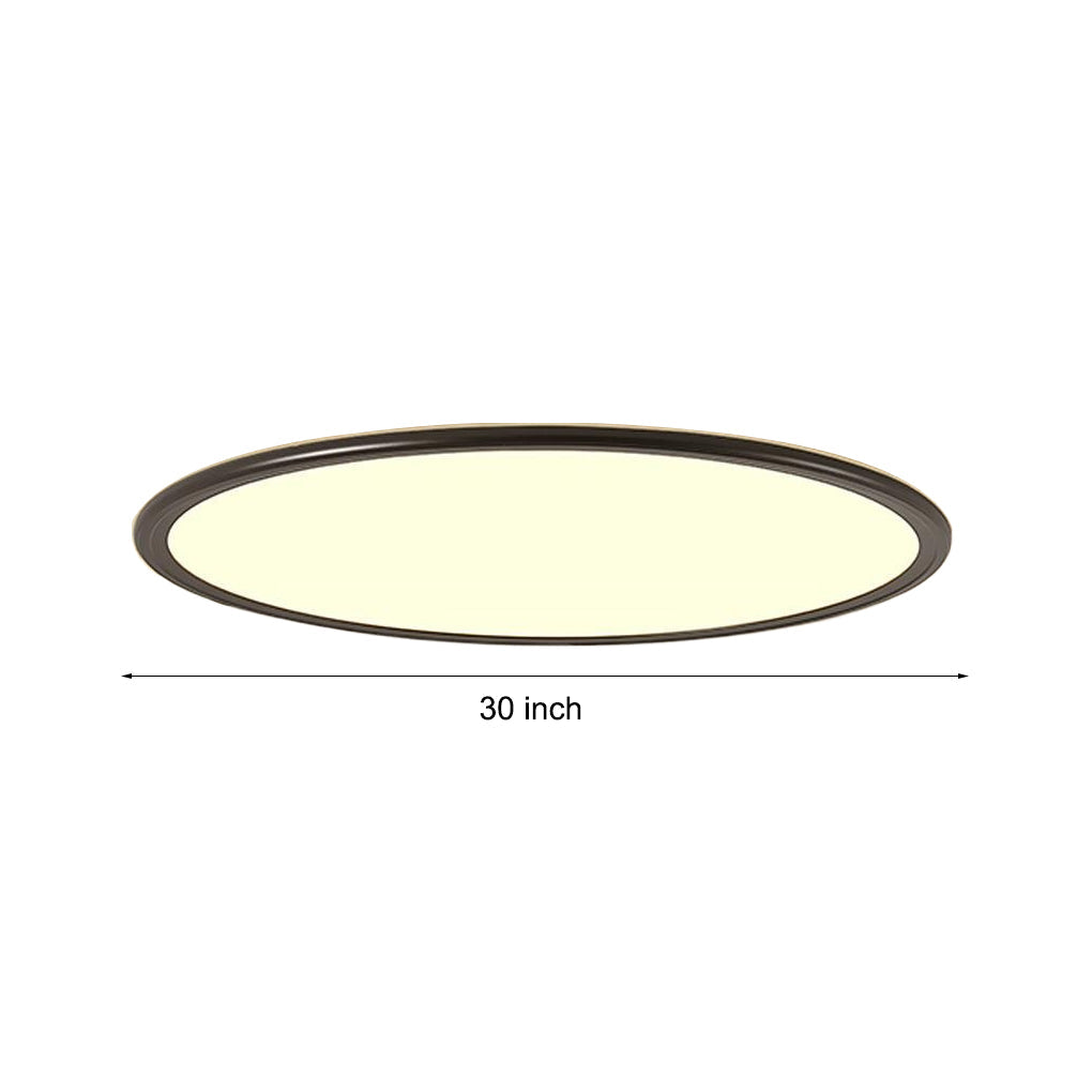 30'' Round LED Ultra-thin Flush Mount Modern Lighting
