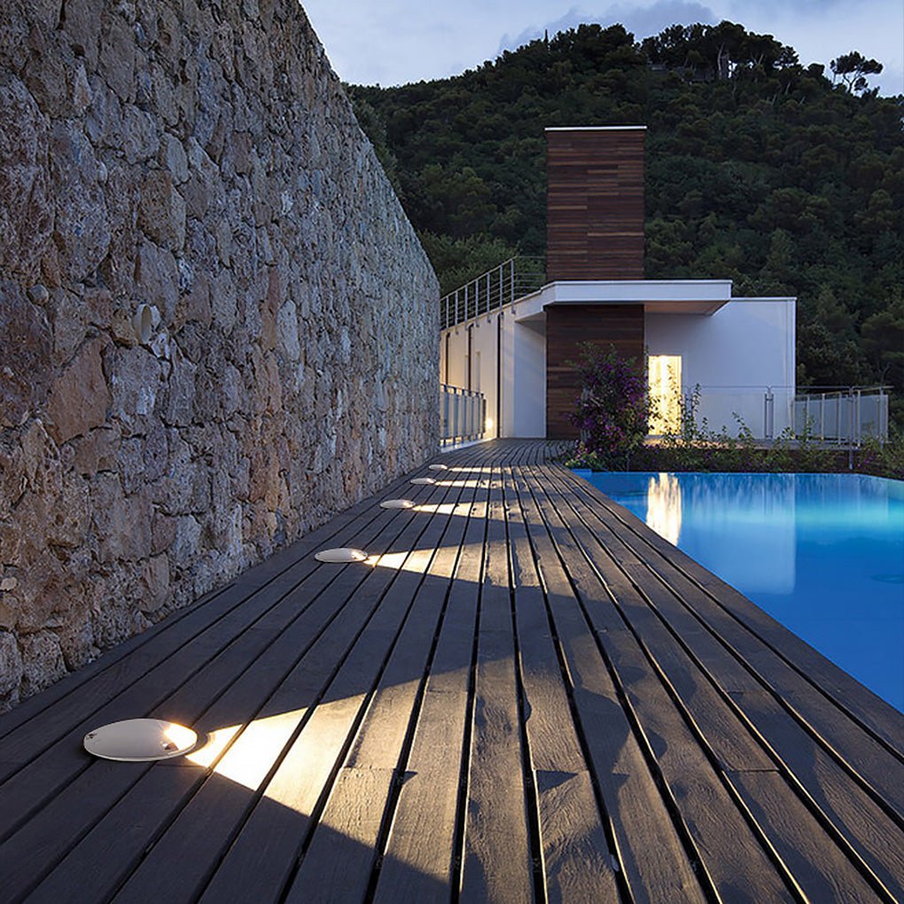 Modern LED Step Lights Waterproof Underground Garden Deck Lighting