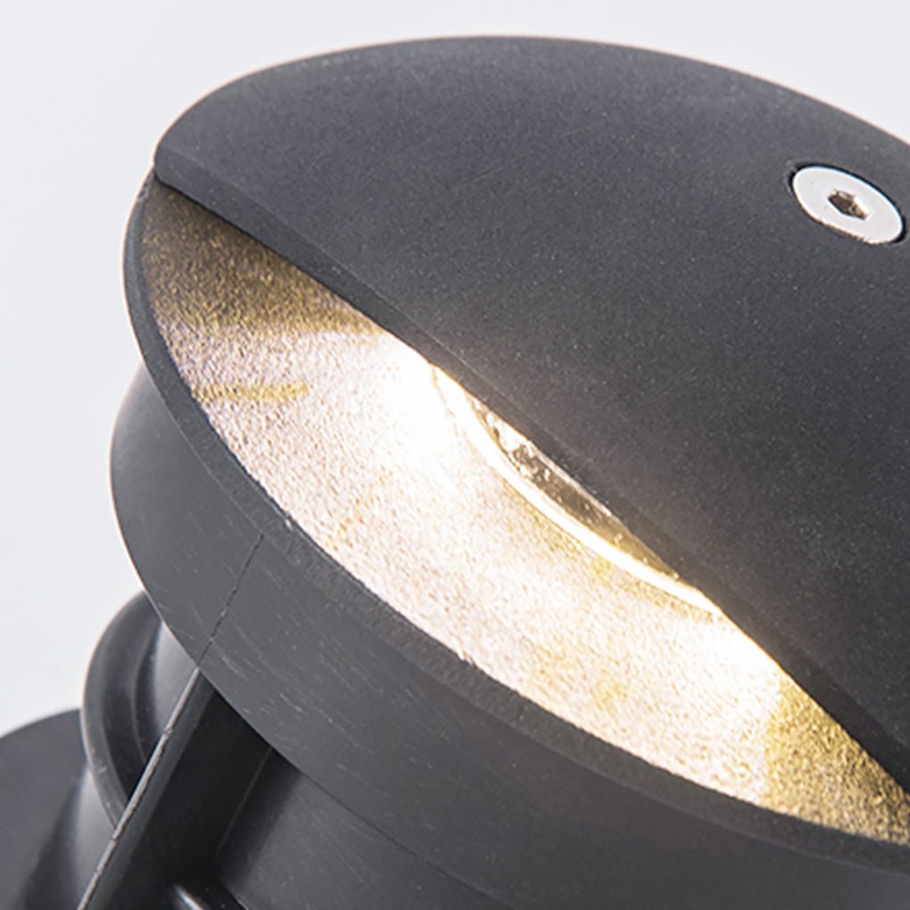 Outdoor Waterproof Horizontal Deck Stair Ground Lights Side-Emitting Low Voltage Step light for Pathways & Stairs